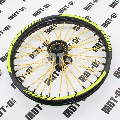 Диск передний 17*1,60 (желт.) KOVI 125-4Т (125/150 Pit Bike) tm-Ю0008972 фото