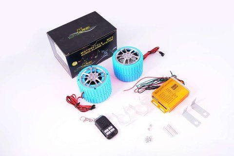 Аудіосистема (2.5, сині, сигналізація, FM/МР3 плеєр, ПДУ) CZMP3005-2 a-828 фото